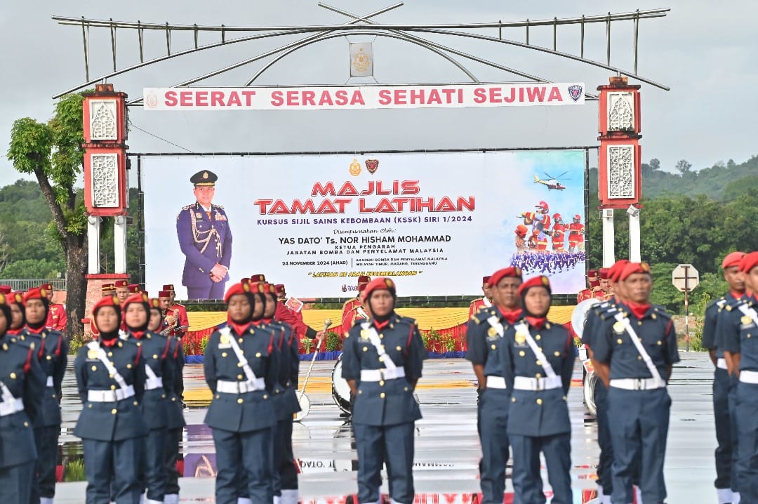 Majlis Tamat Latihan Kursus Sijil Sains Kebombaan Siri 1/2024